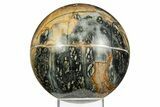 Polished Picasso Marble Sphere - Utah #308641-1